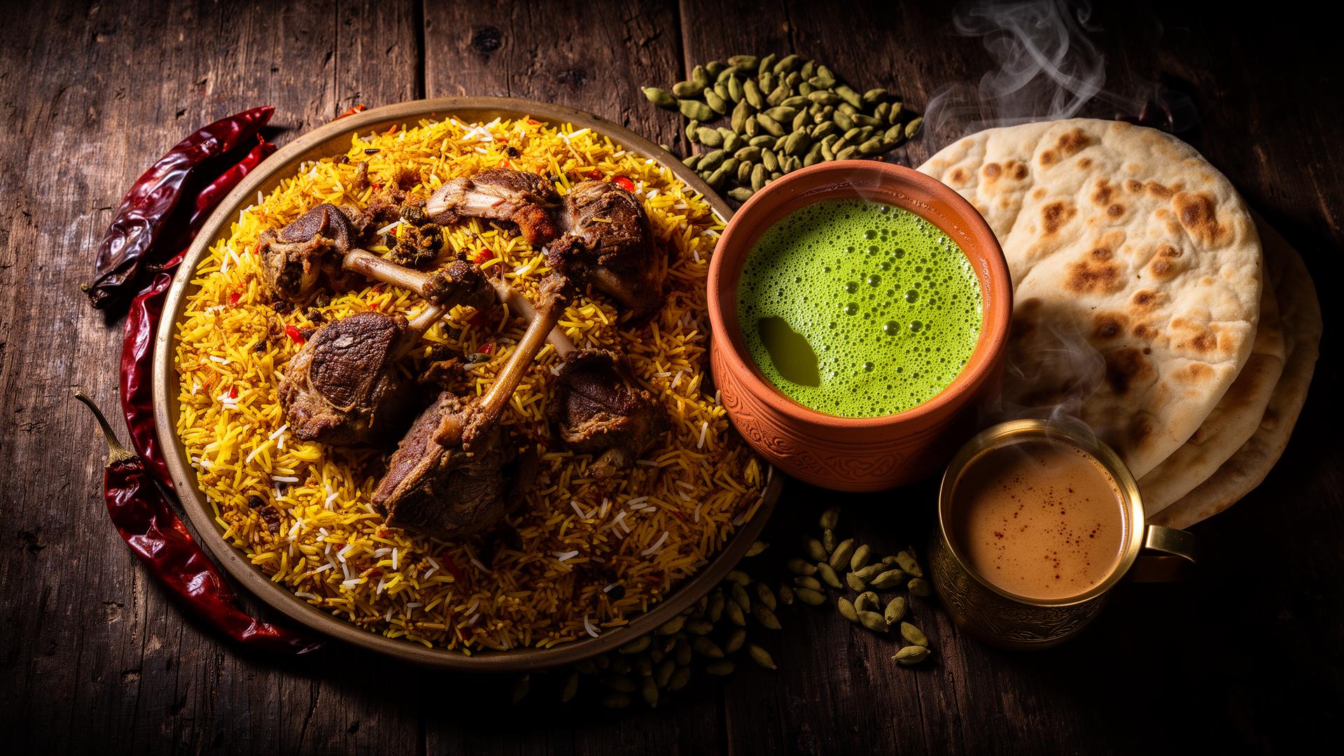 Traditional Yemeni feast